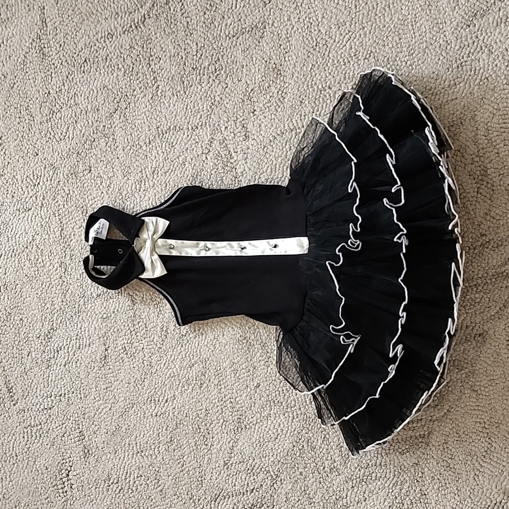 Ooh! La, La! Girls Black Tuxedo Dress